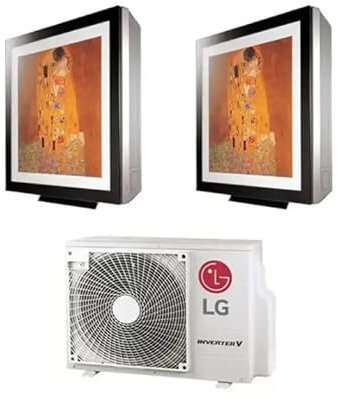 Condizionatore LG Dual Split Art Cool Gallery 9+9 9000+9000 Btu Inverter A+++ MU2R15 WIFI ready