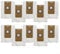 Lot de 10 sacs à poussière réutilisables pour aspirateur robot pour Ultenic MC1