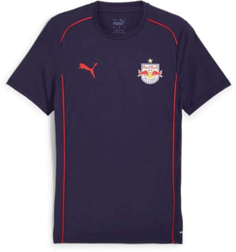 Puma RB Salzburg T-Shirt Casuals Navy RBS Fan Jersey Soizburg Tee, Größe:XXL