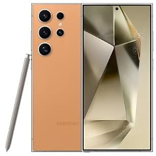 Samsung Galaxy S24 Ultra 5G Smartphone, 512GB Storage, Titanium Orange Colour (Renewed)