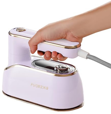 Dampfbügeleisen Mini, 1200 W Faltbares Tragbares Reisebügeleisen, Keramik Antihaft Bügelsohle, 20 Sekunden Schnelles Aufheizen, Kleines Bügeleisen Dampf für Zuhause und Unterwegs Dampfglätter