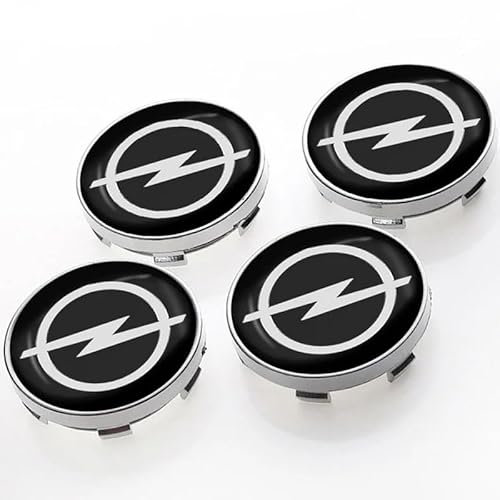 PYANL Auto Radnabenkappen für Opel Meriva B 2014-2017, Alufelgen Felgenkappen Nabenkappen Felgen Kappen Felgendeckel Radkappen Nabendeckel Wasserdichtigkeit Reifen Zubehör,64mm-B