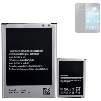 HIGHAKKU Ersatzakku Batterie B500BE B500AE kompatibel mit Galaxy S4 Mini GT-I9192, GT-I9190, GT-I9195, GT-I9195L, GT-I9197, SGH-I257M, GT-I9195I, SGH-I257, SCH-I435, SHV-E370K, GT-I9192I