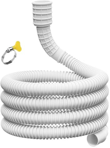 Fenayuu Dehumidifier Drain Hose, Portable Drain Hose for Dehumidifier, Flexible Air Conditioners, Leak-proof AC Hose, Replacement