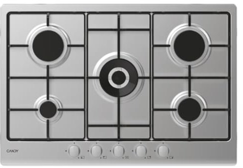 CANDY PC mod. CHW74WX 75cm Piano Cottura a Gas in acciaio inox