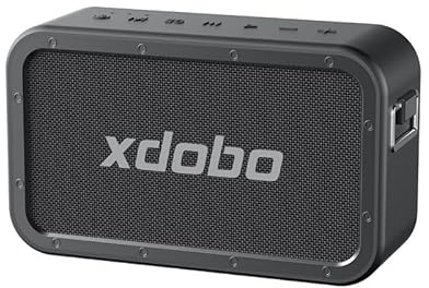xdobo XDODO 1983 MAX - Altavoz Bluetooth para exteriores de 120 W, graves estéreo fuertes, impermeable