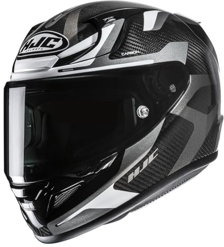 HJC, Integraler Motorradhelm RPHA 12 CARBON XENTRA Black/White MC5, XL
