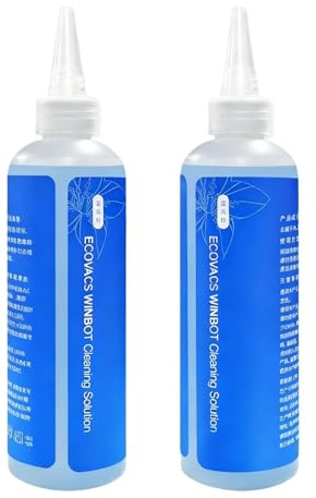 2 X 230 Ml Fensterreinigungslösung (Kompatibel Mit Ecovacs Winbot W2 Omni, W2 Pro Omni, W2 Pro, W1, W1 Pro, W1s, Mini) – Ersatzreinigungslösung For Fensterreinigungsroboter