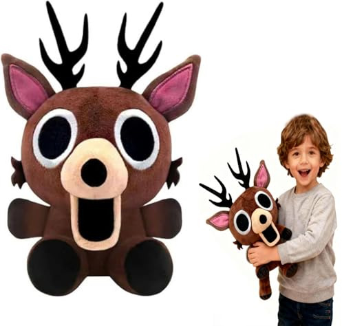 TaiXinYuly 99 Nights in The Forest Kuscheltier The Deer Figuren Spielzeug 99 Nächte im Wald Plüschtier,Flauschig PP Baumwolle Sammelbares Bösewicht Figur für Kinder Jungen Mädchen Geschenke