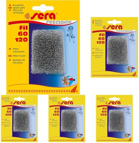Sera esponja de filtrado para Sera fil 60/120 (Confezione da 5)