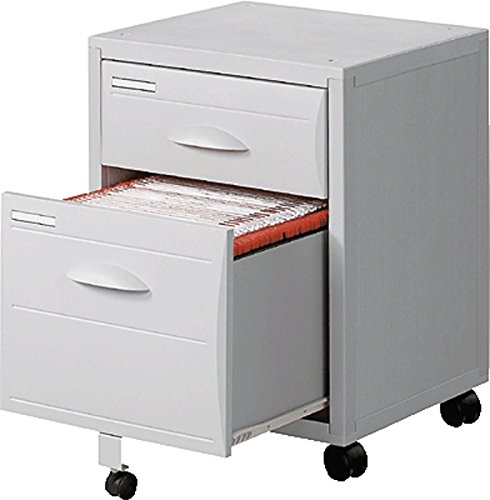 PAPERFLOW Rollcontainer ECO 2/9202-02 H587xB455xT430 mm grau Polystyrol