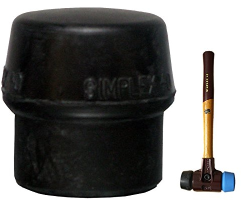 Simplex Schonhammer-Einsatz Ø 50 mm Gummikomposition/Schwarz