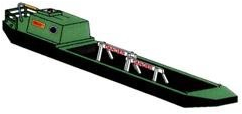 Craftline Models - 42ft Canal Maintenance Narrow Boat - OO Gauge Model Kit