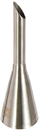 Ibili Petit choux Boquilla Relleno 8 MM, Acero Inoxidable, Plateado