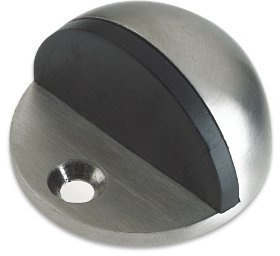 ZAS06CSS 40mm Dia Oval Floor Door Stop SSS From The Door Handle Store
