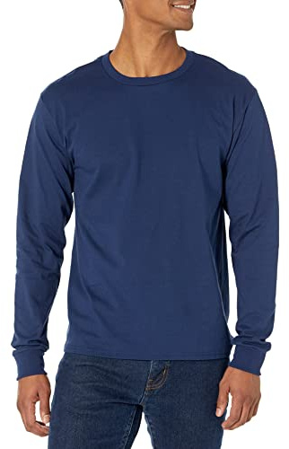 Hanes Men's Long-Sleeve Beefy-T Shirt (Pack of 2)