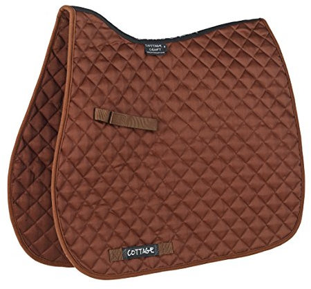 Cottage Craft Sattelunterlage Classic, Widerristpolster GP, Braun, Größe Full