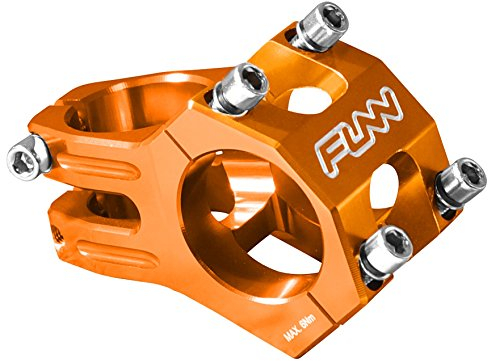 FUNN Funnduro MTB Vorbau mit 31,8 mm Lenkerklemmung - Der ultimative ultraleichte und robuste Aluminium-Vorbau für Mountainbike, Länge 45 mm (Orange)