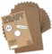 50x Vintage Kraftpapier DIN A5 410 g/m² natur-braunes Recycling-Papier Bastel-Karton Künstler-Karton Künstler-Pappe - UmWelt by GUSTAV NEUSER
