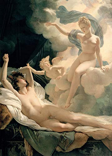 1art1 Pierre Narcisse Guérin Morpheus Und Iris, 1811, 2-Teilig Selbstklebende Fototapete Poster-Tapete 250x180 cm
