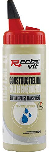 Colle polyuréthane liquide transparente - Contenance : 500 mL - RECTAVIT