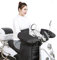 IBLUELOVER Gants de Moto Gants de Poignée Hiver épais Manchon Couvercle pour Motocyclette Vélo Cyclisme Scooter Gants Imperméable Chauffant Guidon de Protection Gants Chauds Moto Coupe-Vent,Noir,TU
