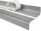 Quest Treppenkantenprofil Selbstklebend PVC Kunststoff Treppen-Kantenschutz 52x40mm gerundet, grau, 150cm