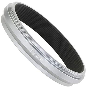 Haoge LAR-X100W Lens Filter Adapter Ring for Fujifilm Fuji FinePix X70 X100 X100S X100T X100F Camera fit 49mm UV CPL ND Filter Lens Cap Replace Fujifilm AR-X100 Silver