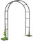 Rosenbogen aus Metall,wetterfest Gartenbogen Gartenlaube,für Kletterpflanzen,Rankgitter Torbogen Rankenbogen,Rankhilfe Torbogen Pergola Spalier,Hochzeitsbogen,Leicht zusammenzubauen,Garten Rasen Par