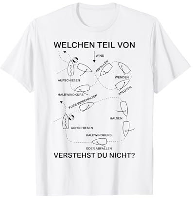 SCHOTTEN DICHT Geschenke für Segler | Mann über Bord Manöver | Lustiges Segler T-Shirt für Segler, Skipper & Kapitäne | Weiß, S