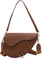 PURFANREE Damen Trendy Kleine Clutch Geldbörse Sattel Schultertasche Unterarm Handtasche Umhängetasche, beige, Einheitsgröße