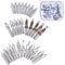 SIPLIV 30 Pieces Stainless Steel Comic Pen Nib Calligraphy Nibs for Dip Pens, Manga Nibs Fountain Pen Nibs Replacements with Steel Storage Box (Eiffel Tower)