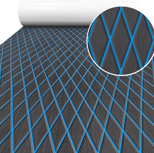 Hzkaicun Boat Flooring EVA Foam Boat Decking 95x44/29/16 Sea Deck Boat Flooring Self-Adhesive Faux Teak Marine Boat Deck Non-Slip Mat for Boat Deck Yacht Jet Ski Fishing Boat Surfboard Kayak RV
