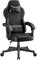 Dowinx Gaming Chair Racing Gamer Chair with Spring Cushion, Ergonomic Gaming Armchair with Massage Lumbar Support, Office Chair PU Leather PC Chair Widened Backrest 150KG