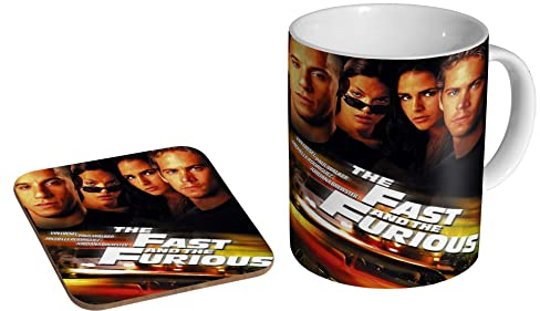 Profiles Fast and The Furious OG – Keramik-Kaffeetasse + Untersetzer, Geschenkset, Weiß