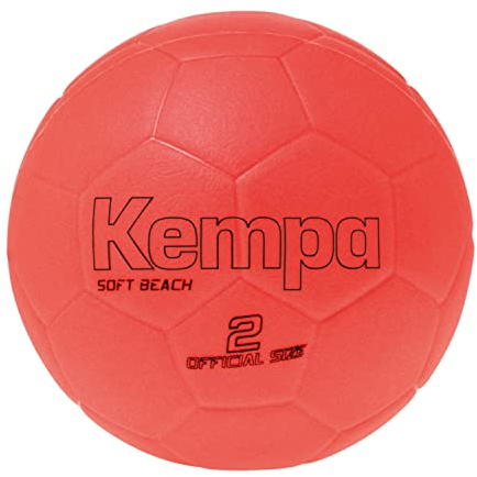 Sport-Thieme Unisex Jugend Soft Beach Handball geeignet f r den Einsatz auf Sand griffige Balloberfl che geringe Verletzungsgefahr, Fluo rot, 2 EU