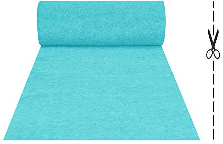 OLIVO.shop | ROTOLO PASSATOIA per eventi, Tappeto lungo e stretto per feste e allestimenti, Tappeto matrimonio, Tappeto passatoia al metro per feste, vari colori e misure ROPAS (Tiffany, 1x15 mt)