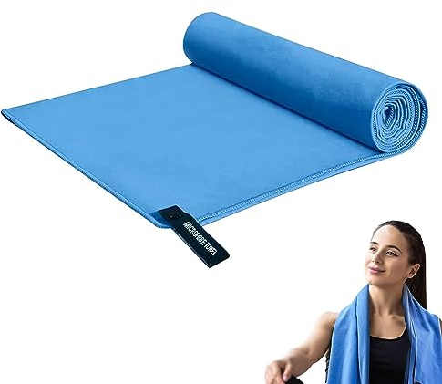 PHASZ Fitness-Handtuch, Yoga-Schwitztuch für Sport, Mikrofaser-Workout-Schweißhandtücher, schnell trocknend, Yoga-Kühlhandtuch für Schwimmen, Fitness, Strand