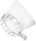 QWORK® Metall Obstpflücker Apfelpflücker kirschpflücker mit Baumwollbeutel - Ø16cm