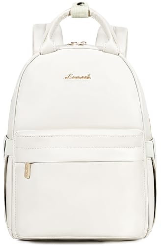 LOVEVOOK Leather Backpack Womens Small Fashion Backpacks for Ladies Girls School Bags Waterproof Rucksack Bag for Travel Mini Cute City Casual Daypacks