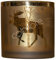 Windlicht Gold Hirsch Glas Weihnachten 20 cm