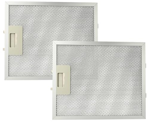 vhbw 2x Filter Metallfettfilter kompatibel mit AEG Electrolux DK 9690 M | DK 9990, DK 9690 M2F, HC 5690 Dunstabzugshaube - 27,7 x 23 x 0,9 cm, Metall