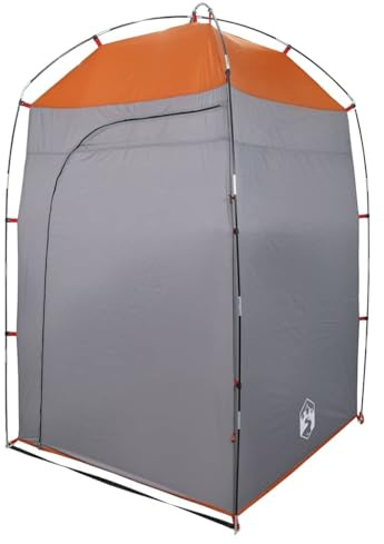 vidaXL Duschzelt Grau Wasserfest, Zelt, Gartenzelt, Outdoor Unterstand, Campingzelt, Campingunterstand, Gartenunterstand, wasserdichtes Zelt