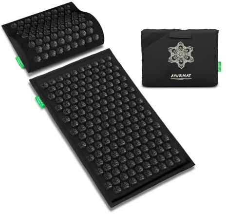 AyurMat Acupressure Mat and Pillow Set - Full Body Acupuncture Mat