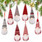 8 STK Weihnachtsbaumanhänger Wichtel Stoff Weihnachtsbaum Tannenbaumschmuck Weihnachten Christbaumschmuck Kleine Weihnachtsanhänger Weihnachtsdeko Tannenbaum Weihnachtswichtel Anhänger Deko