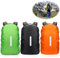 30-40L Regenschutz Rucksack,3 Stück Rucksack Regenschutz, Regenschutz Schulranzen Rucksack Regenschutz mit Reflexstreifen Geeignet für Outdoor, Wandern, Radfahren, Bergsteigen (Schwarz/Orange/Grün)
