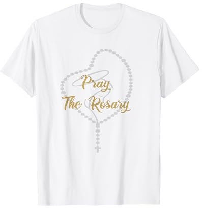 Beten Sie den Rosenkranz T-Shirt