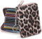 SENDEFN Portefeuille Femme Porte Cartes Femme Blocage RFID Portefeuille avec 16 Emplacements de Carte Porte Monnaie Femme Cuir avec Porte-clés Les Femmes