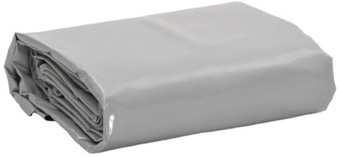 Bâche de protection pour maison et jardin Gris 3 x 6 m 650 g/m