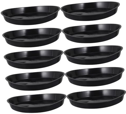 Toddmomy 10piezas Bandejas para Macetas De Jardín Base De Maceta De Plástico Duradera Bandejas para Bonsáis Hogar y Jardinería para Plantas